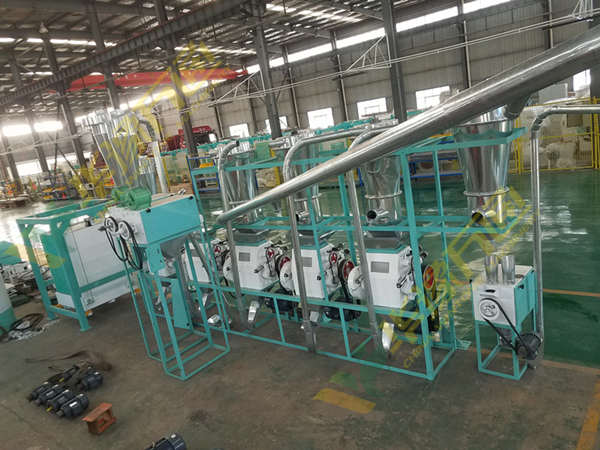 Maize milling plant for animal feed production