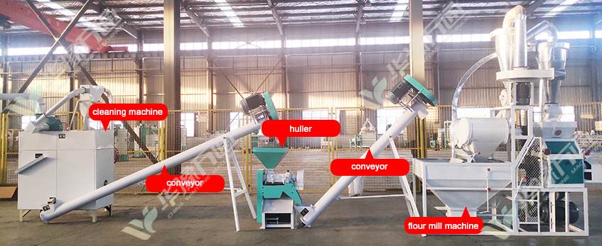 5ton per day maize milling machine