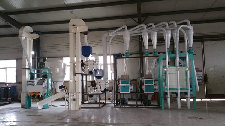 10ton per day small maize milling machine