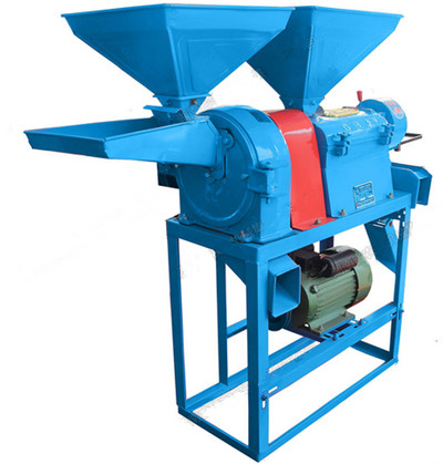combined corn hulling and grinding machine